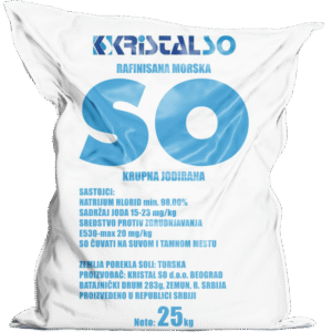 Rafinisana morska so krupna 25kg